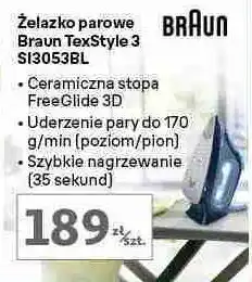 Auchan Żelazko parowe texstyle 3 si3053bl Braun oferta