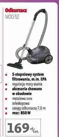 Auchan Odkurzacz mod-52 Mpm Product oferta