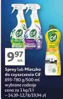 Auchan Mleczko do czyszczenia lemon Cif Cream oferta