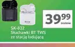 Auchan Słuchawki sk-832 czarne Vakoss oferta