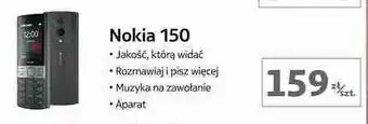 Auchan Telefon komórkowy 150 dual sim czarny Nokia oferta