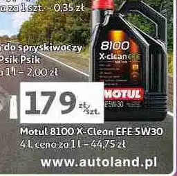 Auchan Olej silnikowy 8100 x-clean efe 5w30 Motul oferta
