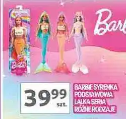 Auchan Barbie syrenka zmieniająca kolor Mattel oferta
