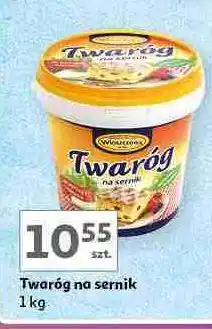 Auchan Twaróg na sernik Włoszczowa oferta