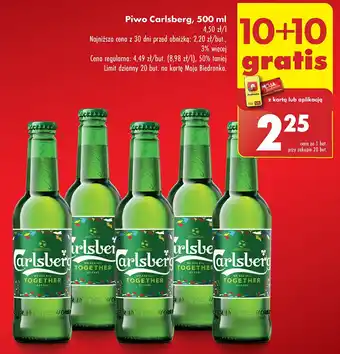 Biedronka Piwo Carlsberg oferta