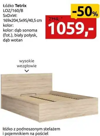 Black Red White Łóżko Tetrix oferta