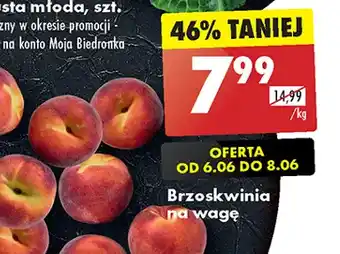 Biedronka Brzoskwinie oferta