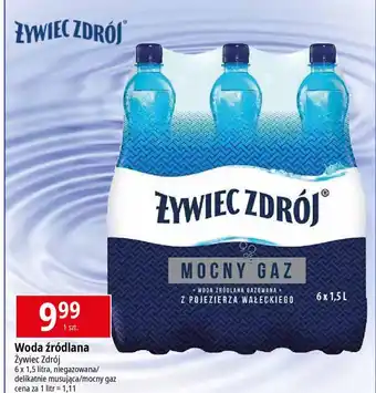 E.Leclerc Woda mocny gaz Żywiec Zdrój oferta