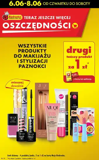 Biedronka Top do paznokci topmat Niuqi oferta