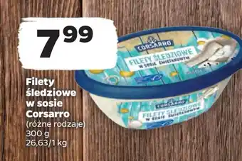 Netto Filety śledziowe w sosie śmietankowym Corsarro oferta