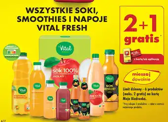 Biedronka Smoothie jabłko-mango-dynia Vital Fresh oferta
