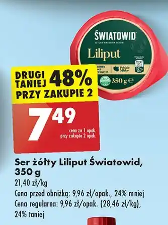 Biedronka Ser liliput Światowid oferta