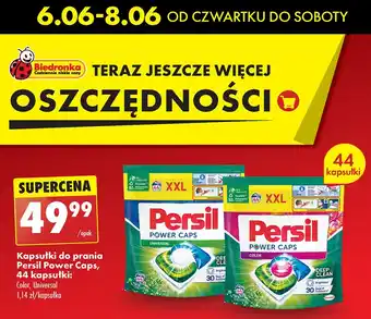 Biedronka Kapsułki do prania color Persil Power Caps oferta