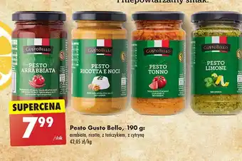 Biedronka Pesto z cytryną Gustobello oferta