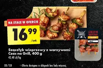 Biedronka Szaszłyk wieprzowy z warzywami Czas Na Grill oferta