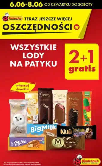Biedronka Lód new zeland honey Nuii oferta
