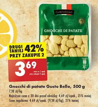 Biedronka Gnocchi di patate Gustobello oferta