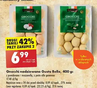 Biedronka Gnocchi nadziewane z pomidorami i mozzarellą Gustobello oferta