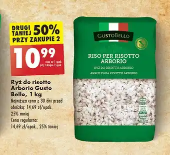 Biedronka Ryż do risotto Gustobello oferta