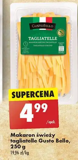 Biedronka Makaron tagliatelle Gustobello oferta