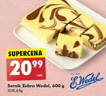 Biedronka Sernik zebra E. Wedel oferta