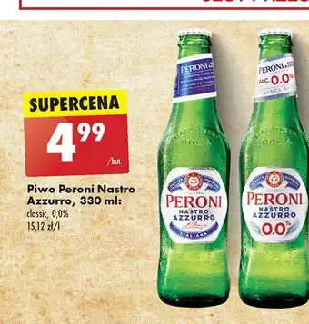 Biedronka Piwo Peroni Nastro Azzurro oferta