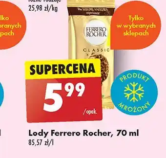 Biedronka Lody Ferrero Rocher oferta