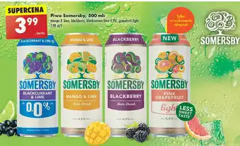 Biedronka Piwo Somersby Blackberry oferta