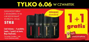 Biedronka Dezodorant Str8 Ahead oferta