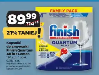 Netto Kapsułki do zmywarki lemon Finish Quantum oferta