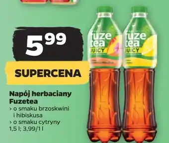 Netto Napój black ice tea peach hibiscus Fuzetea oferta