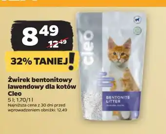 Netto Żwirek bentonitowy lawendowy Cleo oferta