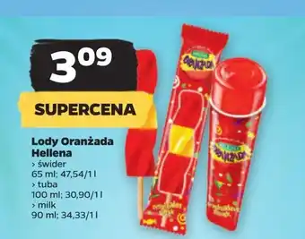 Netto Lód w tubce Hellena Oranżada oferta