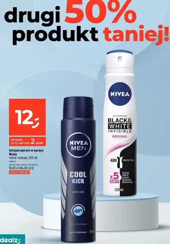 Dealz Antyperspirant original Nivea Invisible Black & White oferta