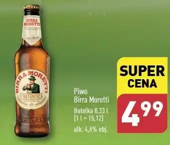 Piwo Birra Moretti