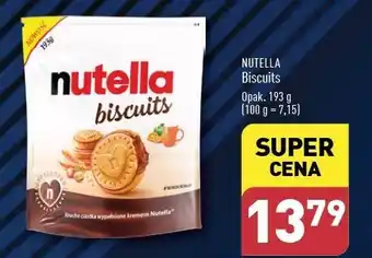 ALDI Ciastka z kremem Nutella Biscuits oferta