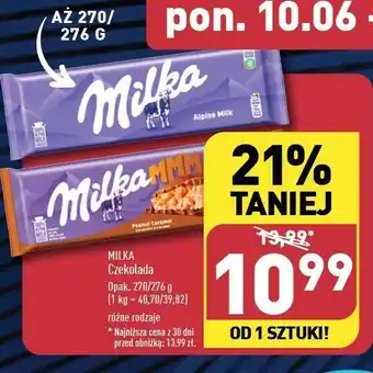Czekolada Milka Alpenmilch
