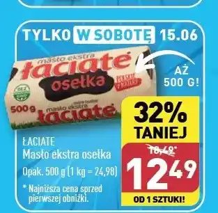 ALDI Masło ekstra osełka Łaciate oferta