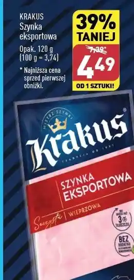 ALDI Szynka eksportowa Krakus Animex oferta
