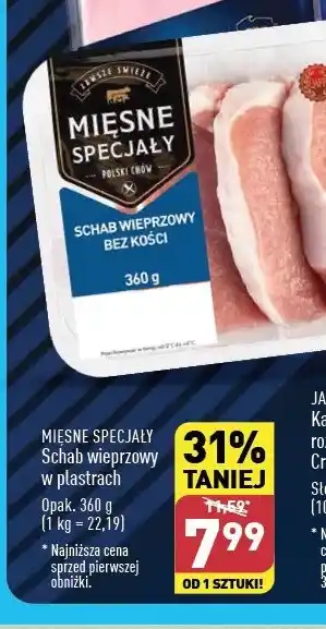 ALDI Schab wieprzowy bez kości Mięsne Specjały Zawsze Świeże (Aldi) oferta