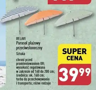 ALDI Parasol plażowy śr. 160 cm Belavi oferta