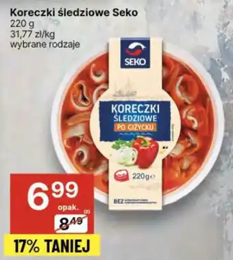 Delikatesy Centrum Koreczki śledziowe Seko oferta