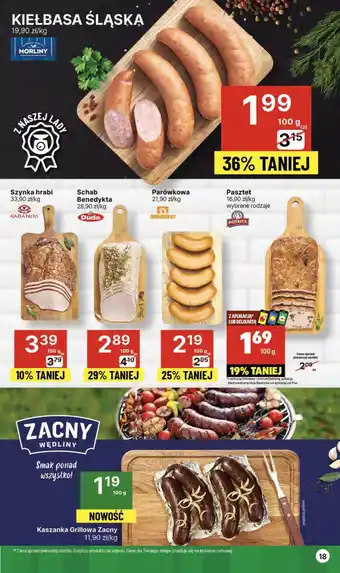 Delikatesy Centrum Kiełbasa śląska oferta