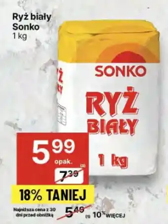 Delikatesy Centrum Ryż biały Sonko oferta