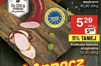 Delikatesy Centrum Kiełbasa lisiecka oryginalna oferta