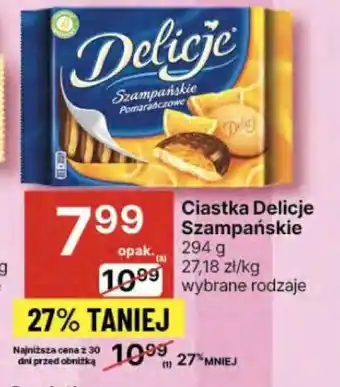 Delikatesy Centrum Ciastka Delicje Szampańskie oferta