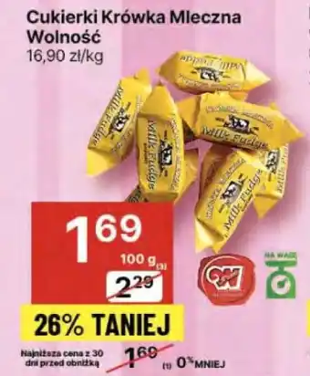 Delikatesy Centrum Cukierki Krówka Mleczna Wolność oferta