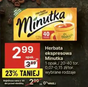 Delikatesy Centrum Herbata ekspresowa Minutka oferta
