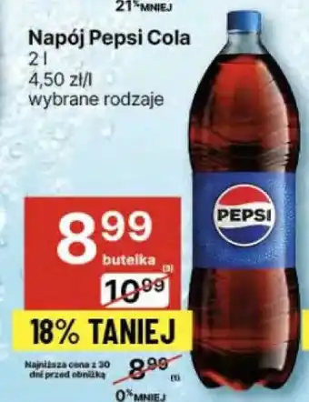 Delikatesy Centrum Napój Pepsi Cola oferta