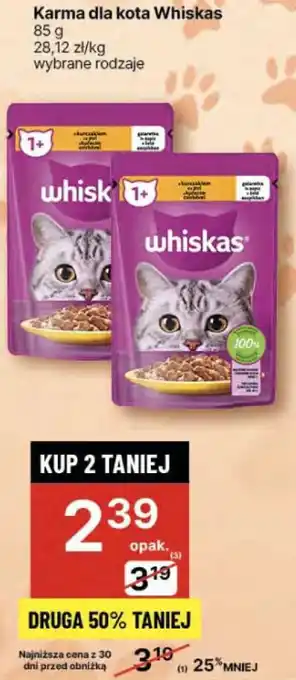 Delikatesy Centrum Karma dla kota Whiskas oferta